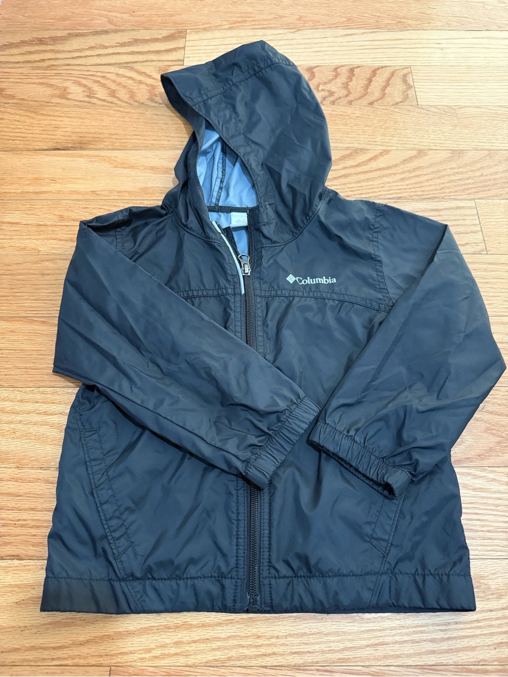 Columbia Toddle Navy Hooded Rain Jacket